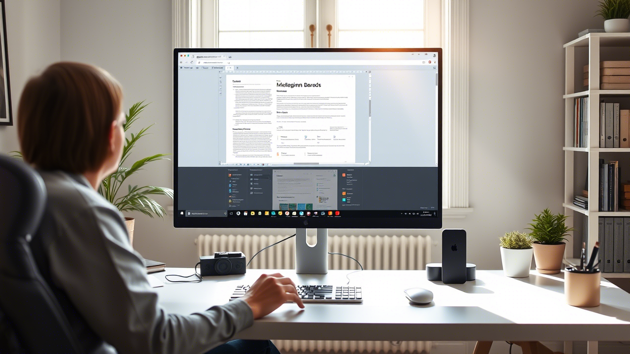 All-in-One PCs: A Calm and Efficient Solution for Productivity